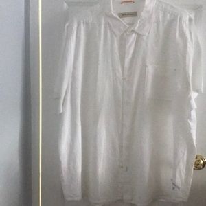 100 % linen Tommy Bahama button down